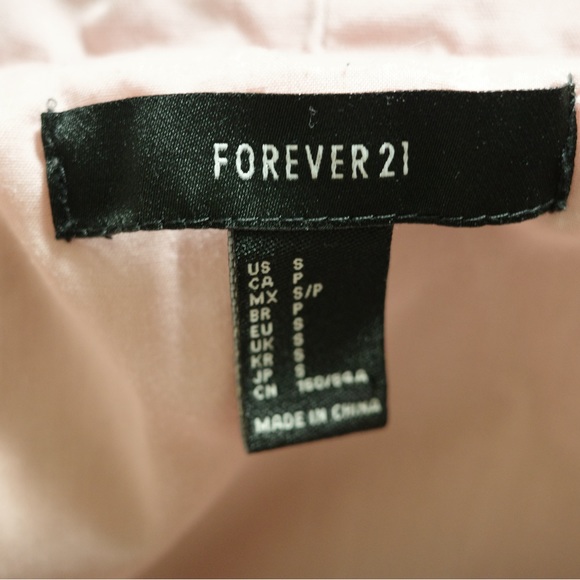 Forever 21 Twill Cropped Jacket Pink Size US S - Picture 4 of 5